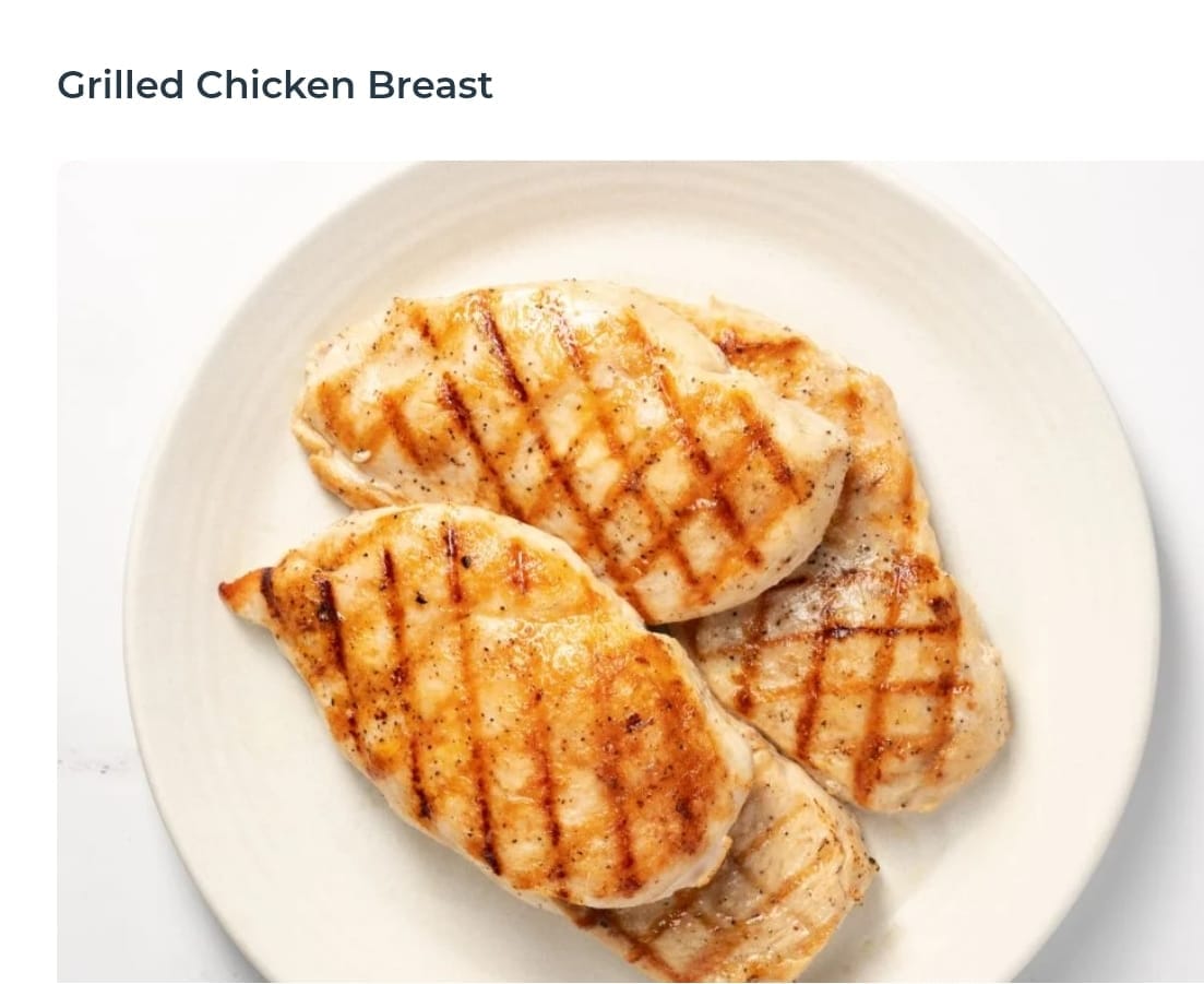 Grilled chicken breast