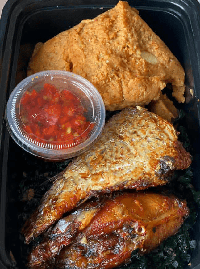 Moi Moi, Grilled Fish & Pepper Sauce – 460 kcal